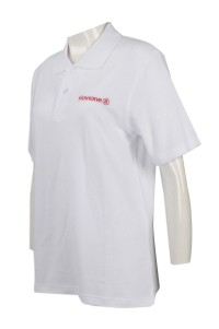 P780 來樣訂做女裝短袖Polo恤 設計女裝短袖Polo恤 澳門 好利安 Polo恤制服公司 非牟利社團 民間社團組織 合營組織    白色